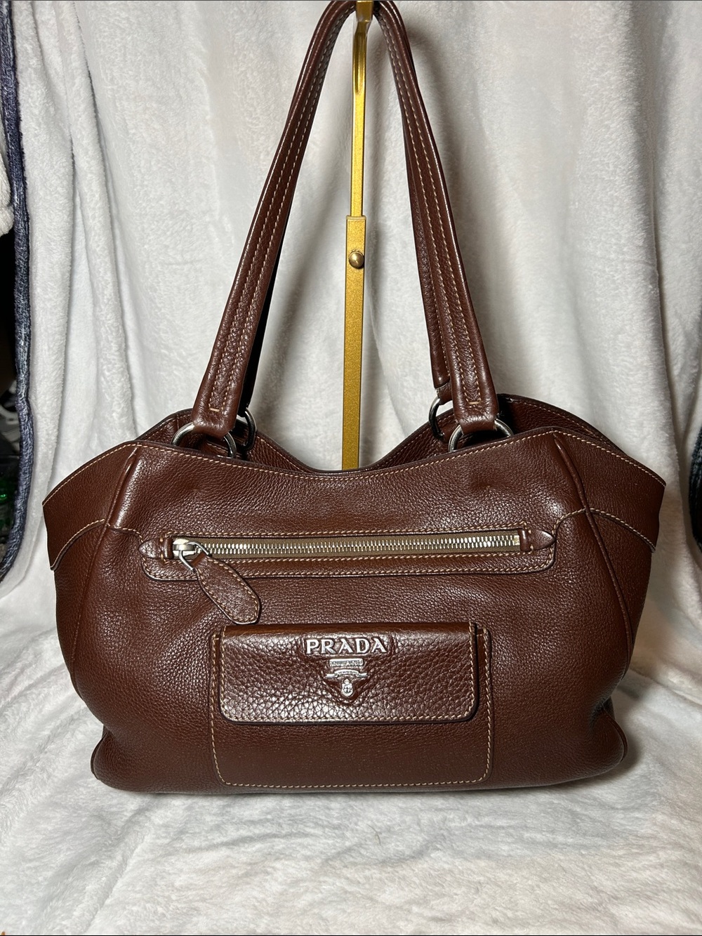 421. Vintage Prada Multi-Pocket Shoulder Bag